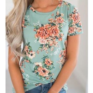 Floral Print Tee
